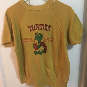 Vintage short sleeve sweatshirt